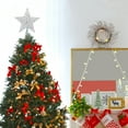thumbnail image 4 of STOBOK 25 x 30 cm Adorno para árbol de Navidad Estrella Luces de colores para decoración de fiesta de Navidad Plateado, 4 of 7
