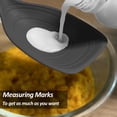 thumbnail image 5 of YZEGDCG Large Red Silicone Cooking Spoon, Non-Stick Solid Spoon set with Deep Bolw and Measurement Mark for Mixing, Serving, Draining, Scooping, Scraping, Heat Resistant Kitchen Utensils, 5 of 8