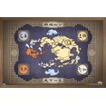 thumbnail image 1 of Avatar: The Last Airbender - Map Wall Poster, 22.375" x 34" Framed, 1 of 4