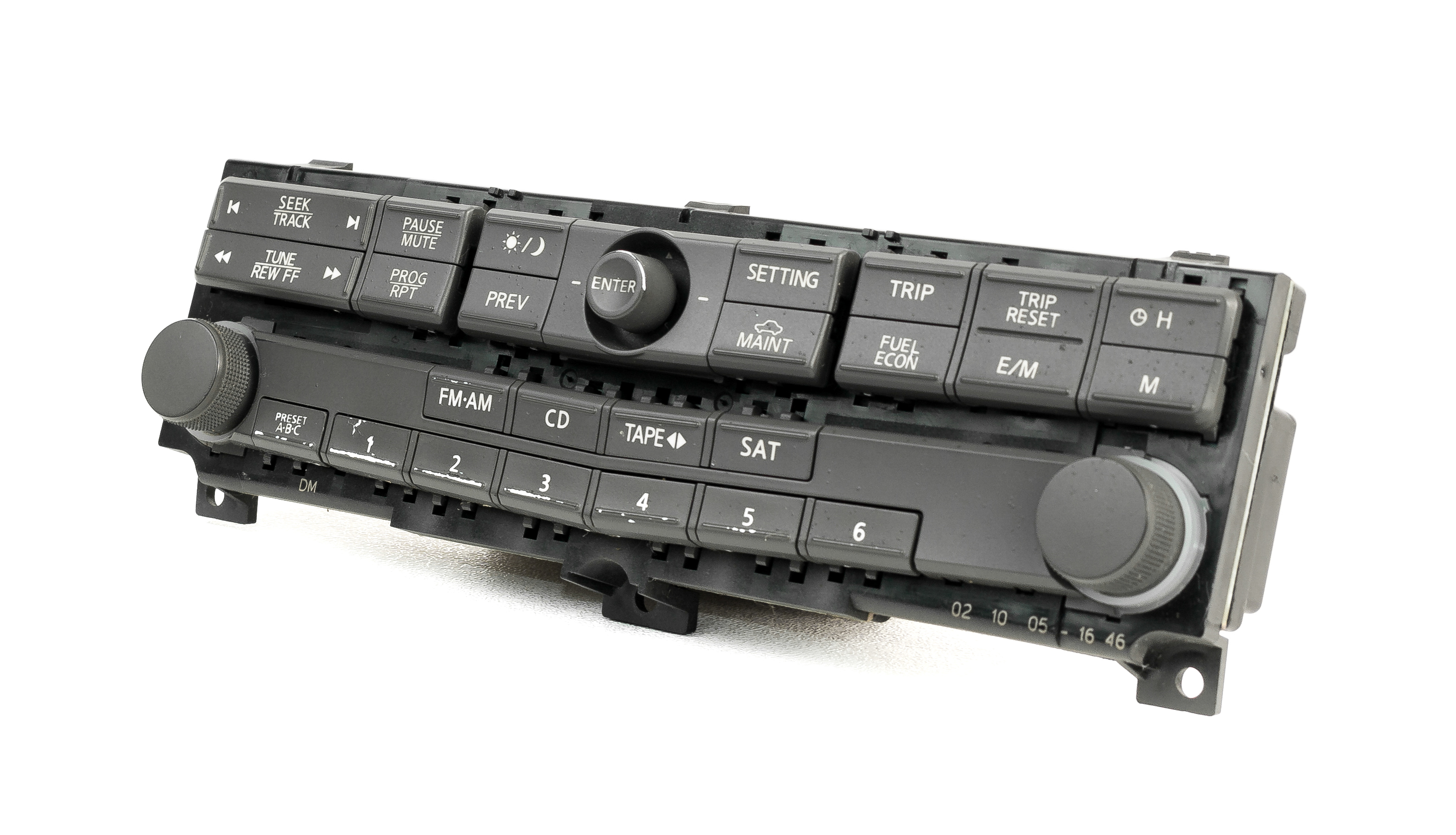 Restored 200405 Nissan Maxima OEM Receiver Control Panel Module 28395 7Y000 (Refurbished)