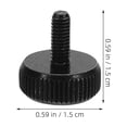 thumbnail image 2 of LIFKOME 50Pcs Black Computer Case Thumb Screws Quick Installation Hand Twisted Knurled Hardware Fastener, 2 of 7