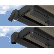 Palram - Canopia Olympia 10 x 14 Patio Cover - Gray/Bronze