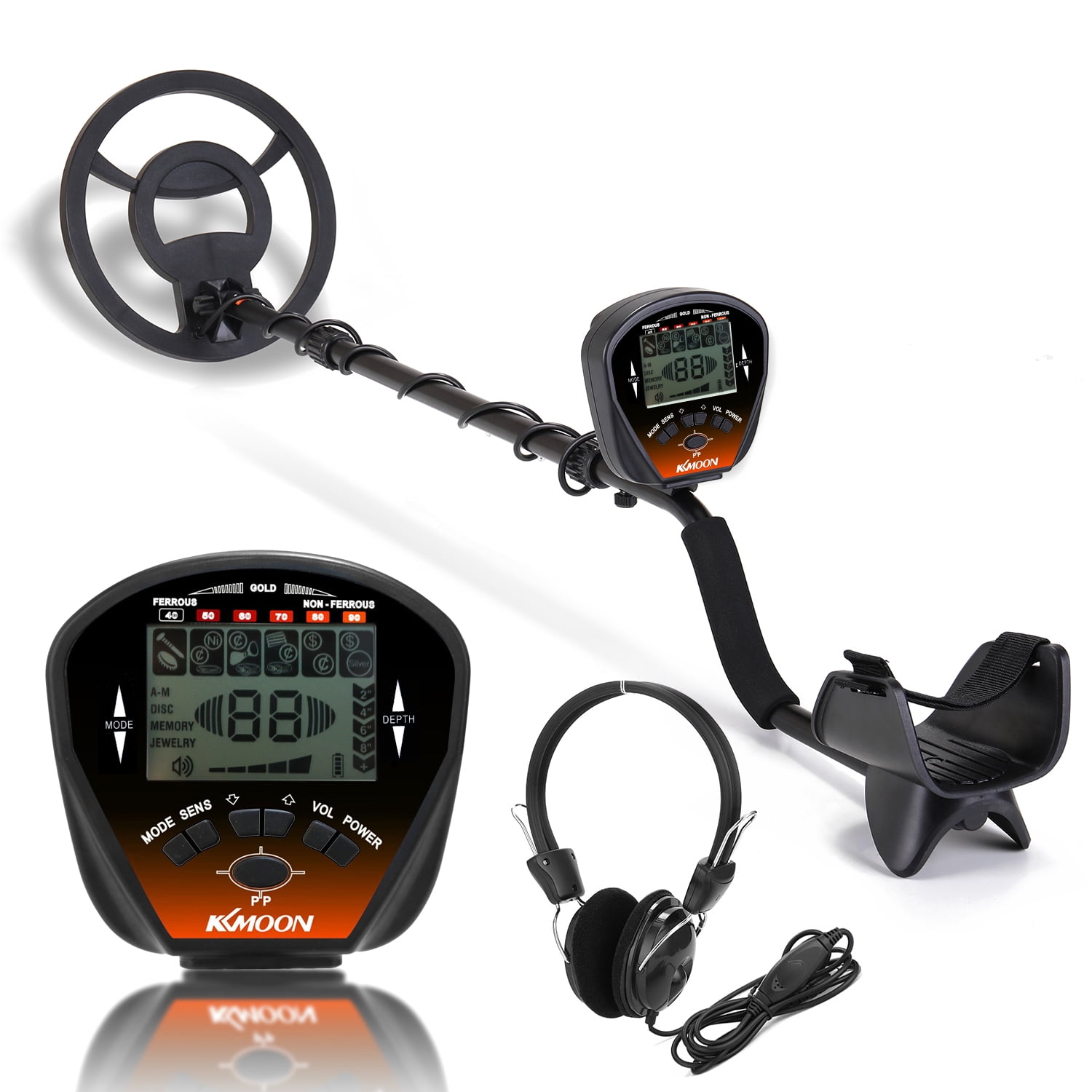 Kkmoon Md810 Portable Easy Installation Underground Metal Detector High