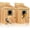 Classic - 2 Pack, variant on 2 Pack Bird Houses for Outside - Cedar Bluebird Houses with Metal Predator Guard, Birdhouse for Wren Bluebirds Finches Swallows, Carbonized Wooden (Assembly Required)