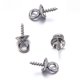 thumbnail image 1 of 50pcs Stainless Steel Screw Eye Pins Peg Charm Connector for Jewelry Making Small Eye Screws and Hooks for DIY Crafts Bracelets and Necklaces, 1 of 3