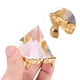 thumbnail image 5 of Figurita de pirámides 2 Piezas de Egipto Transparente Pirámide de Cristal con Soporte de Oro para decoración del hogar Artesanía de curación energética Ornamento Artesanía Ecomeon no, 5 of 6