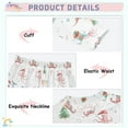 thumbnail image 4 of joogoo Christmas Xmas Whales 2 Piece Long Sleeve Tee and Pants Cotton Pajama Set 6Y, 4 of 7