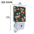 thumbnail image 4 of Yayeee LED Plug in Night Light for The Home with Auto Dusk to Dawn Light Sensors, 2 Pack, Blue Floral Oranges, 4 of 6