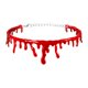thumbnail image 1 of LUVCLS Gargantilla con sangre que gotea para Halloween, gargantilla con sangre que gotea roja, collar gótico rojo con corte de cuello de vampiro sangriento y terrorífico, collar punk de Halloween, j, 1 of 1