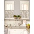 thumbnail image 5 of Rustic Coastal 2 Panel Kitchen Curtains for Small Windows, Sea Nautical Summer Beach Starfish Coral Bathroom Tier Curtain, Short Window Treatment for Bedroom/Living Room 55"x36", 5 of 6