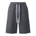 thumbnail image 2 of Resicozy Baggy Sweat Shorts Men 2026 Cotton Y2k Shorts Casual Under Knee Shorts Hem Gym Shorts with Pockets Gray 2XL, 2 of 6