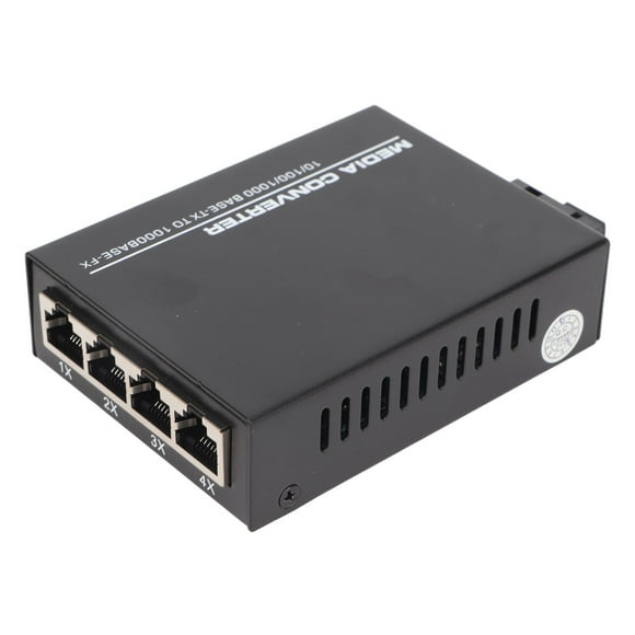 Singlemode Ethernet Media Converter, 10/100/1000M, Compact Design Ethernet Media Converter, 25km Extension, Plug and Play, RJ45 Port, LED Indicators