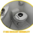 thumbnail image 3 of RUNROTOO 1 Set Toilet Flush Seal Kit ABS Black for RV Toilet Maintenance, 3 of 7