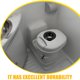 thumbnail image 3 of BESTYASH 1Jgo Kit De Sello Y Brida Para Inodoro En ABS Negro Con Alto Rendimiento De Para, 3 of 8