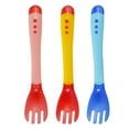 thumbnail image 3 of Naierhg Baby Silicone Temperature Sensing Spoon Fork Safety Infant Feeding Flatware, 3 of 7