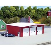 HO Fire Station Kit (Red)