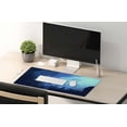 thumbnail image 5 of Blue Ocean Big Turtle Desk Mat, Under The Sea Peaceful Extra Large Desk Mat, Extended Mouse Pad Cute, Gaming Desk Mat 35.4" x 15.7", Large Non-Slip Rubber Base Mousepad with Stitched Edges, 5 of 6