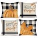 thumbnail image 1 of 4 fundas de almohada de otoño de 18.0 x 18.0 in, decoración de otoño, tema de Acción de Gracias, decoración de granja de calabaza de otoño, cojín de almohada para decoración de Acción de Gracias (C), 1 of 5