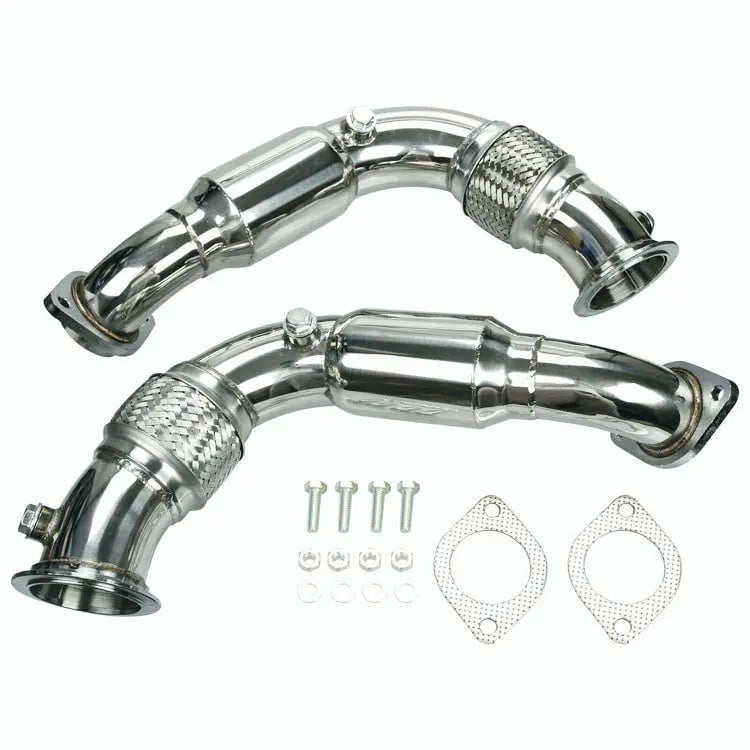 Downpipe Exhaust for 20082014 BMW X6/X5 550I 650I 750I B7 N63B44 4.4L