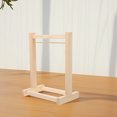thumbnail image 4 of Doll Garment Rack in Khaki Wood for Easy to Use and Spacesaving 2Set, 4 of 9