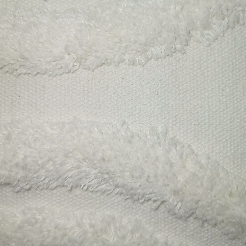 hometrends Sonic White Decorative Cushion, 18" x 18", modern