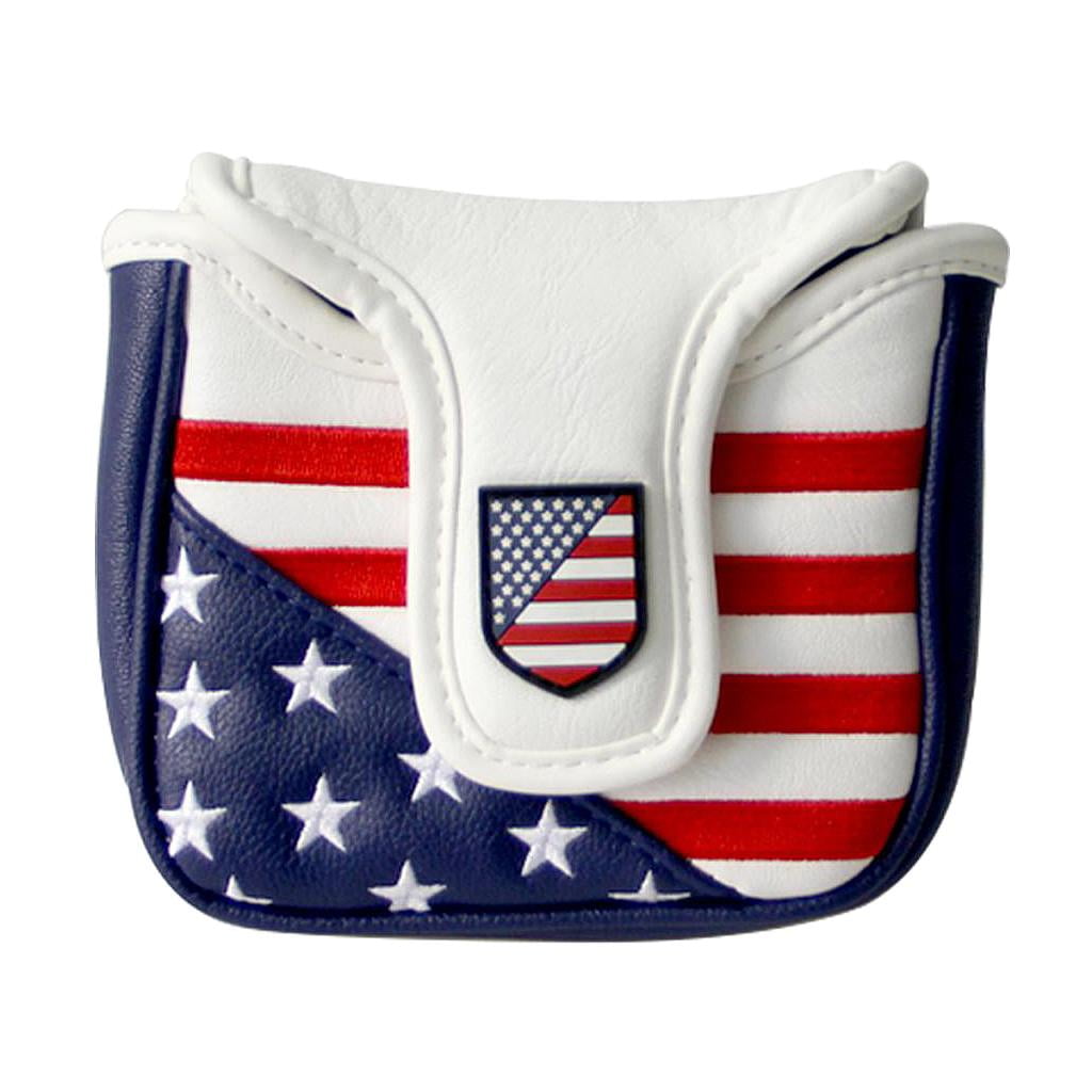 funtasica Golf Putter Cover Blade Putter Headcover Golf Club Putter Head Covers Magnetic Closure Leather For Smaller Mallet Putters