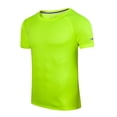 thumbnail image 5 of Zpanxa Girls Athletic Shirts Solid Color Round Neck Short Sleeve Sporty Tee Polyester Top 5-6 Years, 5 of 5