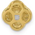 thumbnail image 3 of Avariah 14k Yellow Gold 1/20ct. Diamond and .25 Sapphire Fancy Chain Slide, 3 of 5
