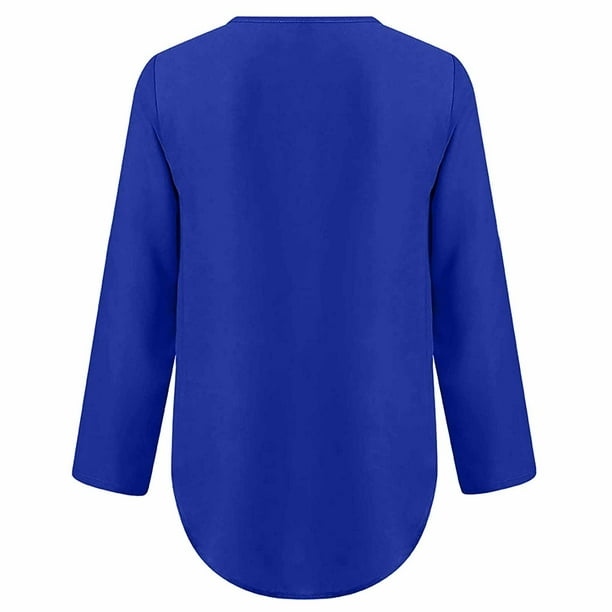 Jersey Mujer Odosalii - Estampado Floral, Manga Larga, Túnica Holgada, Estilo Casual