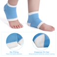 thumbnail image 3 of Yosoo Gel Spa Heel Socks Moisturising Pedicure Foot Care Open Toe Socks Heel Protection, Spa Socks, Pedicure Socks, 3 of 6