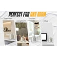 thumbnail image 3 of YBM Home Acrylic Clear Tissue Holder for Home Office, Bathroom, 3 of 6