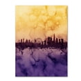 thumbnail image 2 of Trademark Fine Art "London Skyline Tall Yellow" Canvas Art by Michael Tompsett, 2 of 3