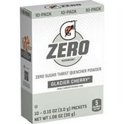 Gatorade Zero Sugar Glacier Cherry Singles Drink Mix 3 Pack