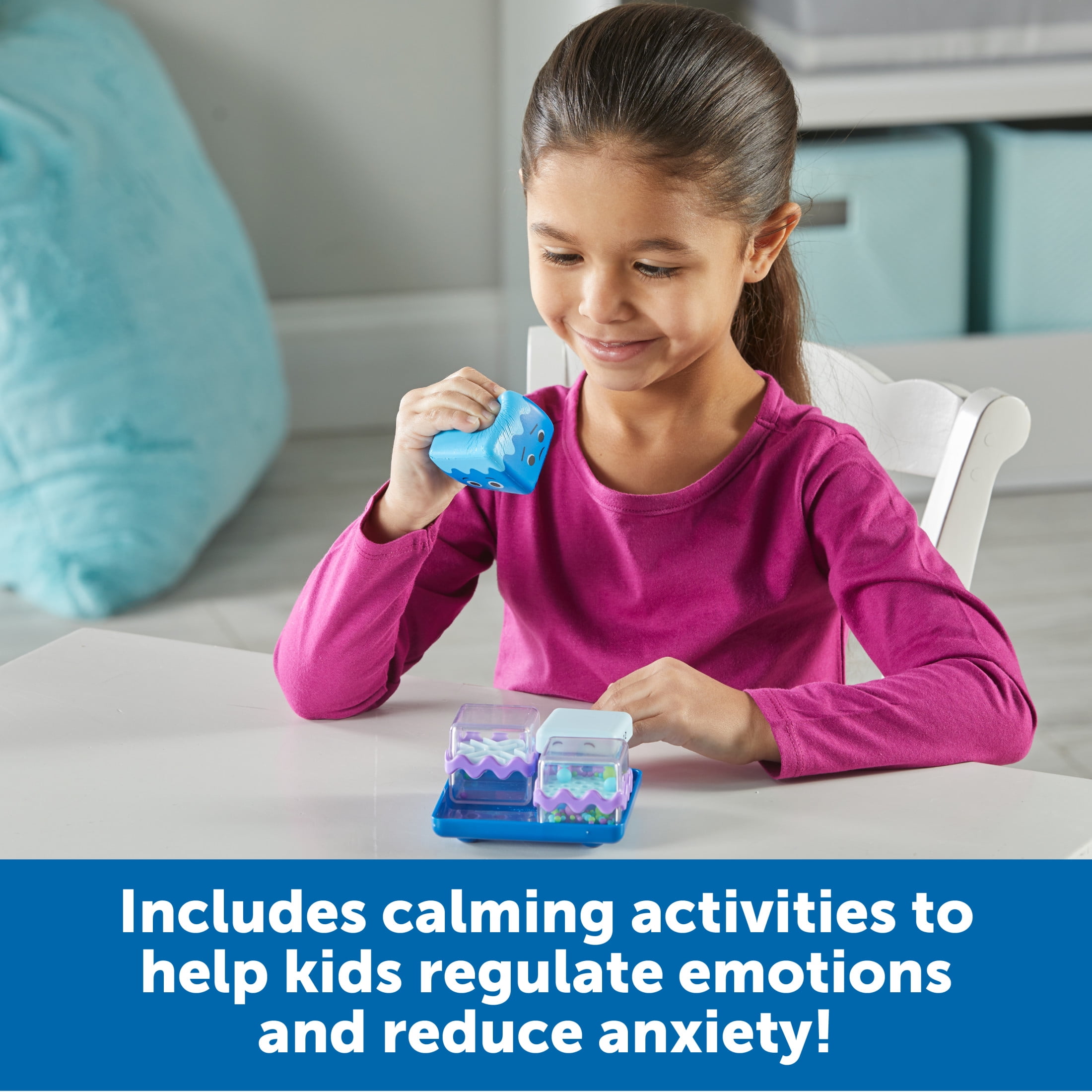 Learning Resources Cool Down Cubes Sensory Fidget Set - Calming Corner Activities, Ages 4+