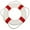 red, variant on Hotiary Nautical Life Ring Pool Safety Float with Perimeter Rope, 35cm