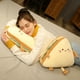 thumbnail image 3 of Juguete de peluche de simulación de comida, sándwich, pastel, lindo muñeco de pan relleno, almohada suave, cojín para sofá cama, regalo de cumpleaños para niñas., 3 of 9