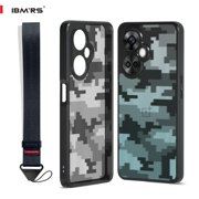oneplus IBMRS For One Plus Nord CE 3/OPPO K11 5G,Translucent Shockproof Phone Case (Camo Black)
