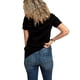 thumbnail image 5 of Rabbit Print Crew Neck T-shirt, Casual Short Sleeve T-shirt For Summer, Women's Clothing, 5 of 7