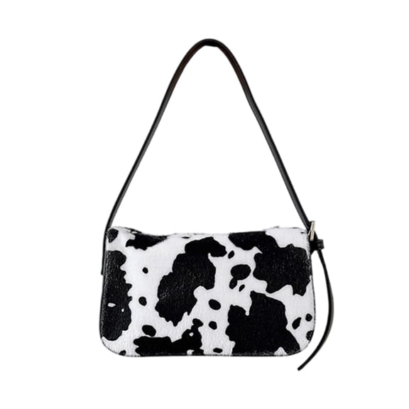 Shoulder Bags for Women Clutches Purses Shoulder Bag Trendy Toted Handbag Sweet Cow Print Hobos Handbags Underarm Bag