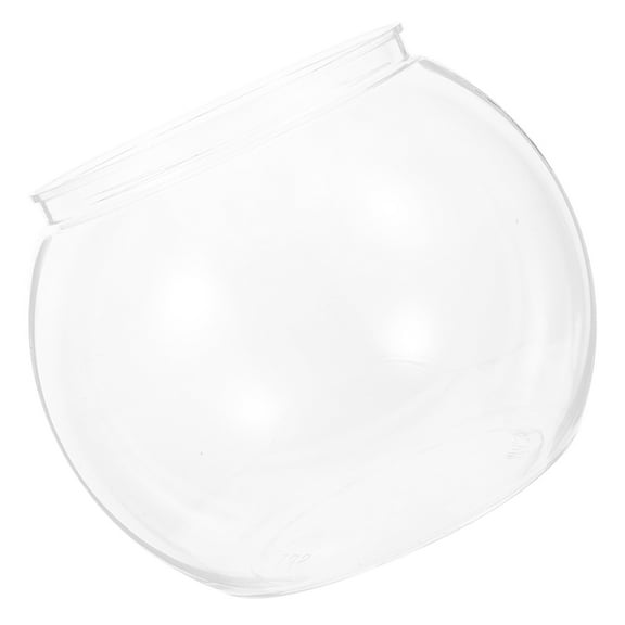 Raindrops Fish Tank Bowl Plastic Transparent 1 Set