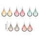 thumbnail image 5 of Qarigey Pendientes de gota de agua de 2 uds., moda moderna, gran personalidad, alambre de oreja largo, gancho colgante informal, abalorio de Type10 NO10, 5 of 6