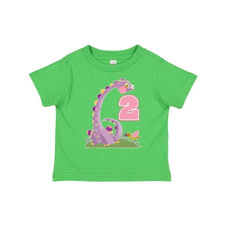 

Inktastic 2nd Birthday Dragon 2 Year Old Girl Gift Toddler Toddler Girl T-Shirt