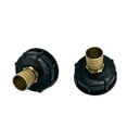 thumbnail image 1 of Adaptador de Tanque IBC de 2 Piezas, Conector de de Tanque, Entrada de Rosca de Φ 60 Mm, Salida de Rosca de Φ 25 Mm Soledad Adaptador de tanque IBC 1000L, 1 of 10