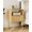 Oak, variant on Nightstand with One Drawer, Stripe Night Stand and Frame
