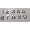 thumbnail image 3 of 2 PCS - Apartment Number Sign/Mailbox Number Sign, Door Number Sign. Number 4 (Silver,3D, Size 2.75 x 1.75, Comes with Double Sided Tape)- The Maple line., 3 of 4