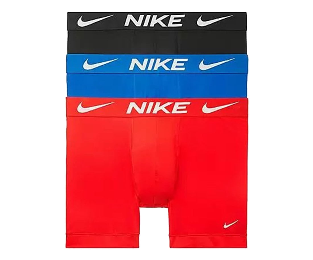 【Ｌ】NIKE BOXER BRIEF × 3s Nike Men`s Essential Micro Boxer Briefs 3 Pack (Black(KE1015