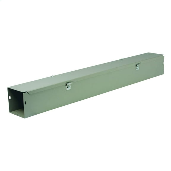 Wiegmann HS664NK NEMA 1 Combination Hinge/Screw Cover Wireway, No Knockouts, Steel, 6" x 6" x 48" CA2