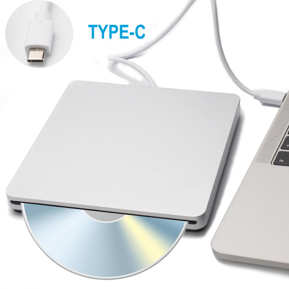 Cd Player for Laptop, TypeC Portable CD/DVD +/RW Drive/DVD Player for