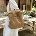 thumbnail image 6 of Straw Beach Tote Bag: Large Summer Boho Woven Bags - Rattan Handmade Shoulder Handbags for Women, 6 of 6