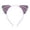 Navy, variant on Children's Cartoon Cat Ears Thin Onion Sequined Headband with Cute Hair Accessories for Toddler Youth Girls Boys Novelty Sparkly Elastic Comfortable Stretchy Adjustable Playful Red